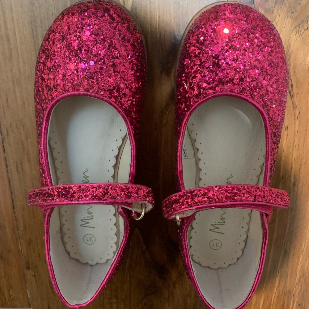 NWOT Mini Boden, size 31, sparkle Mary Janes